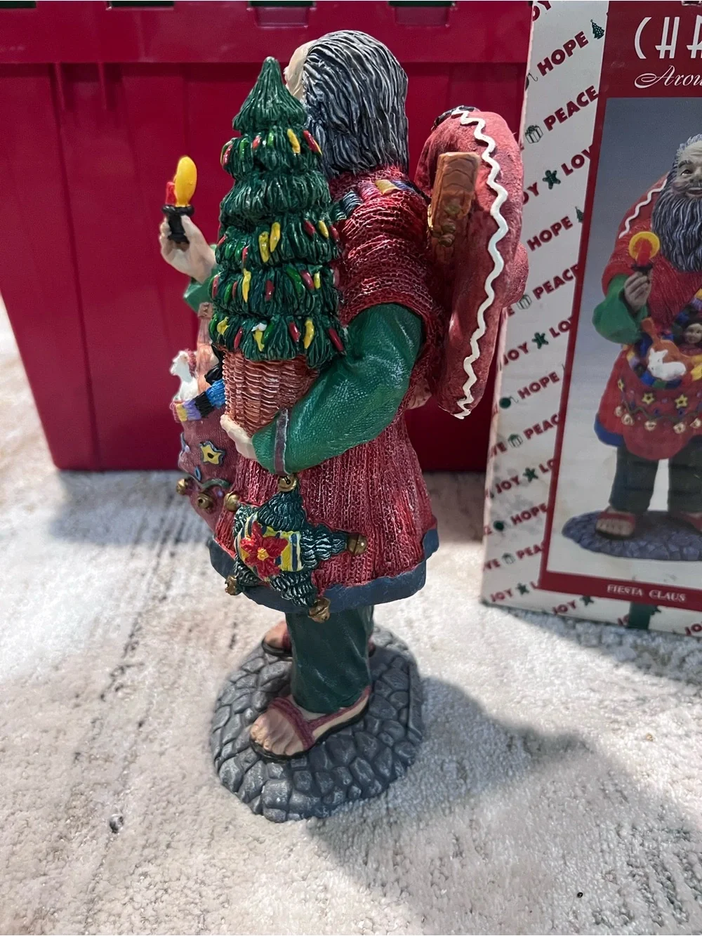 Vintage 1997 Fiesta Claus by House of Lloyd 11” figure z99